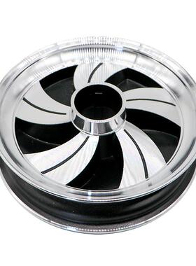 子3推00-轮8铝合金实心轮车轮14寸脚轮XAW老虎车橡胶物流专用