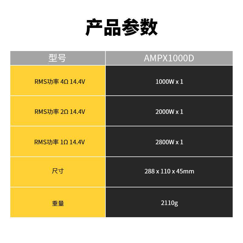 厂家直汽车音改装车DMH载大功率汽车D类单路功放400响销0W