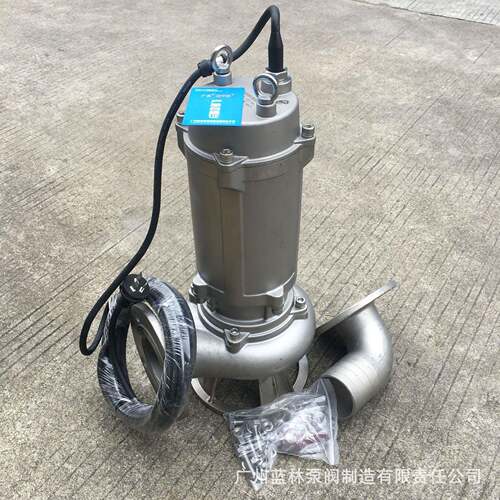 不锈钢水泵450W排QD7-7潜-0.5S耐腐蚀污水泵单85相不锈钢潜水泵