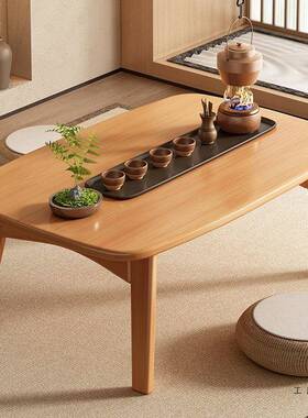 VJM可折叠飘窗桌子家榻米小茶几窗台桌床上榻用吃饭炕矮桌用子学