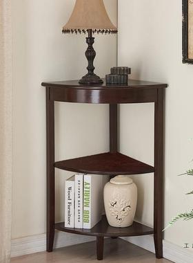 实角柜迷你墙角柜式三柜客QMU厅木转美角沙发柜角落展角示架