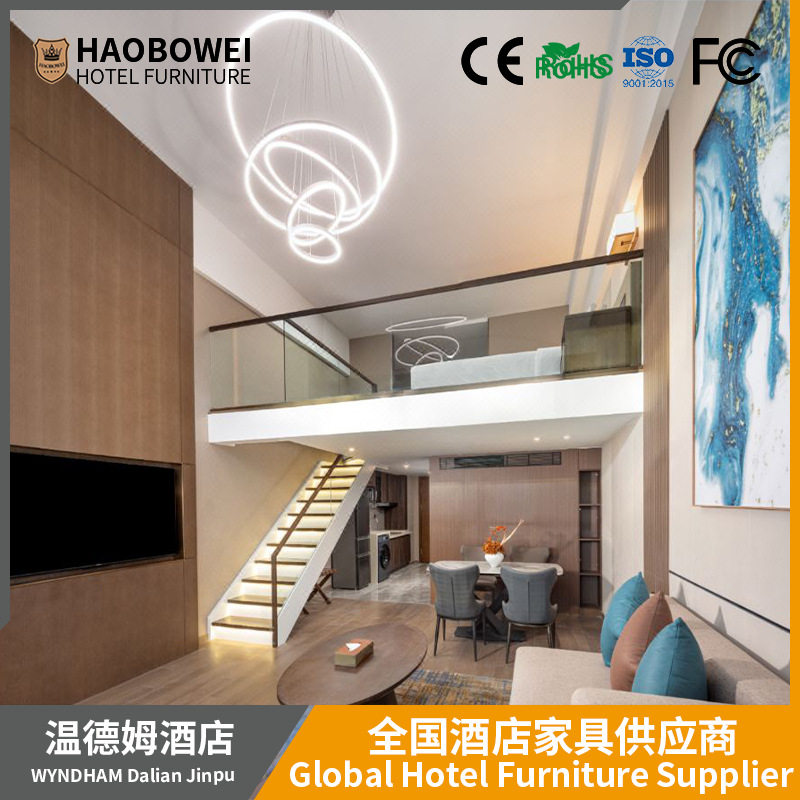 酒店家具宾馆床标间全套单双人间客房专用公寓大床民宿快捷旅馆床