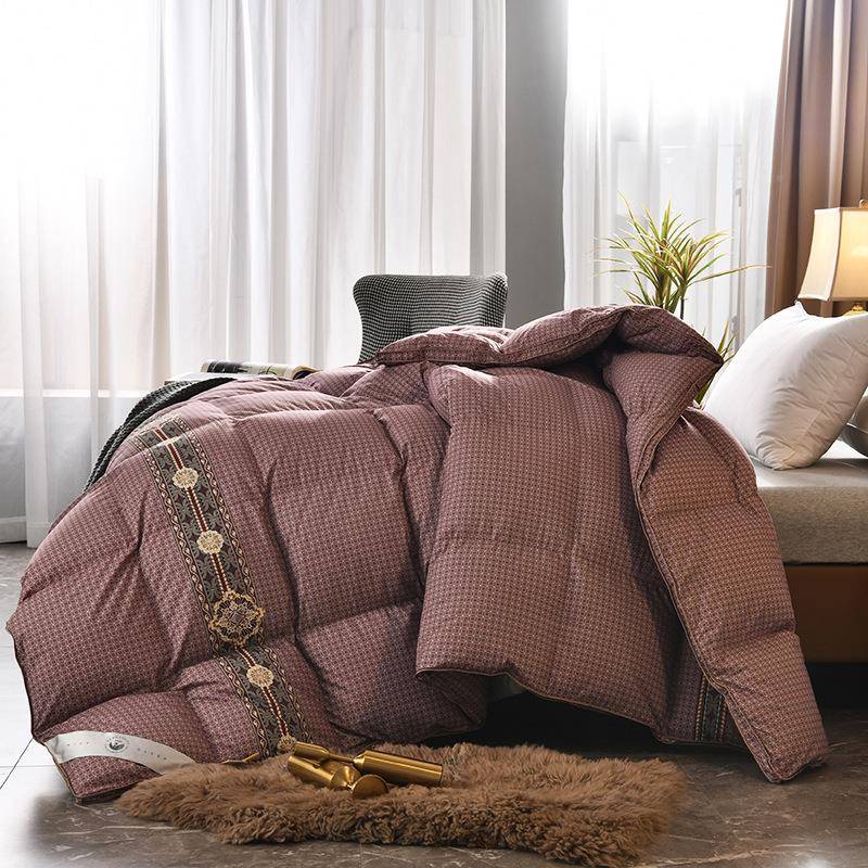 厂家全棉毛印花玛丽立体磨羽绒被壳自充SQ-ml001半成钻品不绒绒