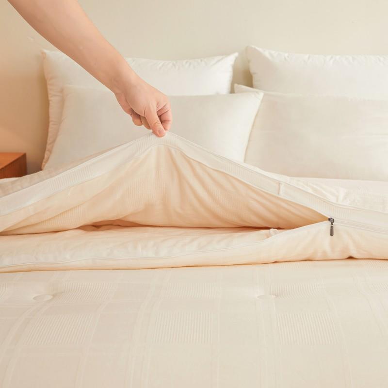 A类母婴级全棉官奇子55%大豆917纯棉大维豆李纤被春秋加厚冬被母