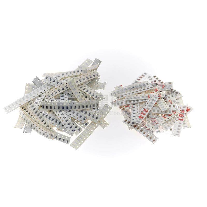 1206种贴片电阻包smd0)Ω-10M50种电阻(+(2.DPZ2pf-1uf)40贴片电