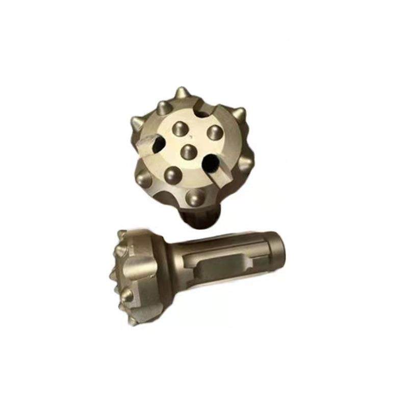 冲击器钻头凿岩潜钻机金冲击孔硬质合钻器低风压90头低风压90潜孔