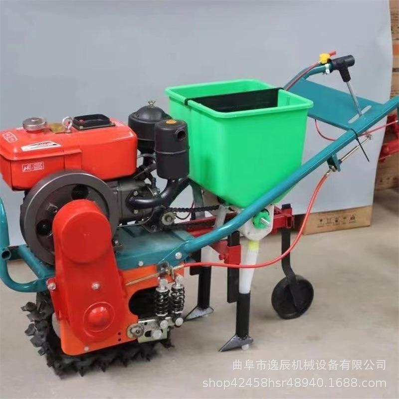 农用多功能手推式汽油耘播精机麦田大棚自式走柴油机播施肥播GSE