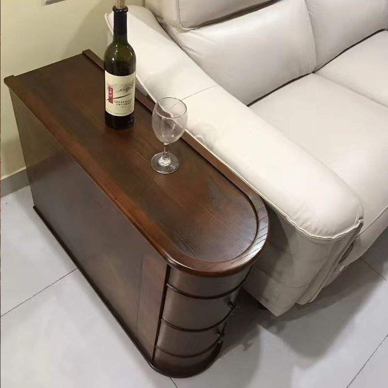 新款沙发边柜边几扶手柜小茶几隔断柜客厅茶桌小型家用实木小茶P^