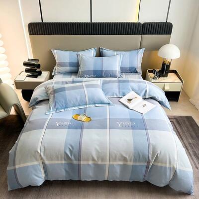 9QXC纯棉加厚秋磨毛件套1新00冬品1.8m2四米床单被套双人F76STJJ8