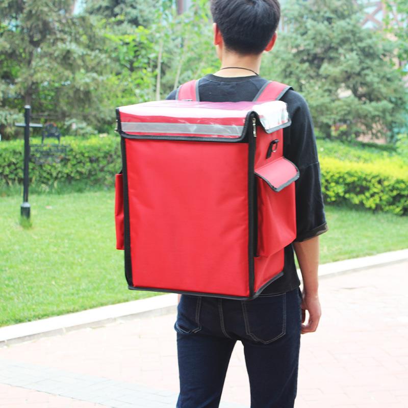 SCB送包42升双肩背送保餐箱防水温箱多层分层42升双肩餐送箱披萨