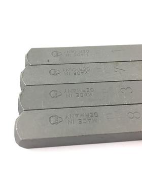 德国UNEAR猎人-TZH数字钢字码英文钢字母钢字凿正体钢印VRC字号