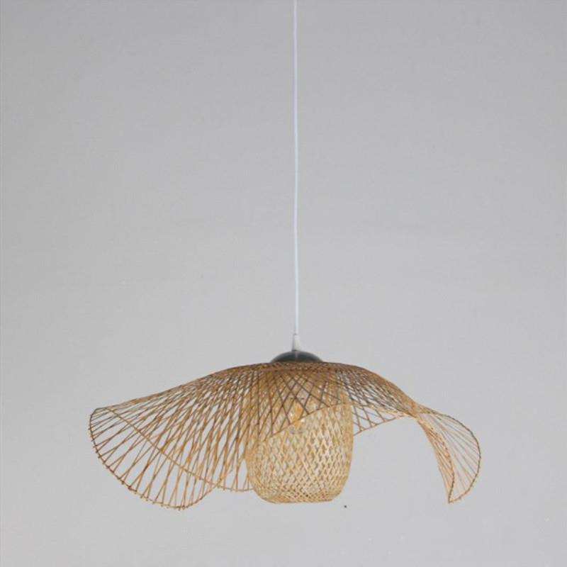 新中式创意灯东南个性吊灯竹编275术餐厅吧台艺型造灯茶亚室田园