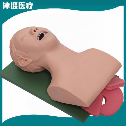 电子成人气管插管模型带牙齿警报人体插管模拟训练假人口鼻插管