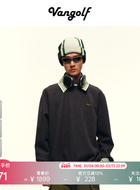 【秋冬新款】VANGOLF Casual Basic高尔夫POLO卫衣纯棉刺绣运动