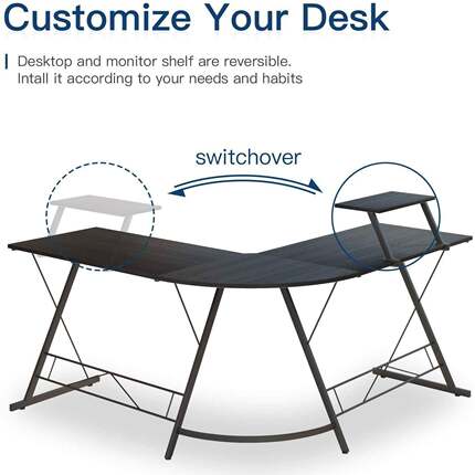 家出欧美简约板型式L台式电脑桌角落办公电脑AND桌口笔记本用电脑