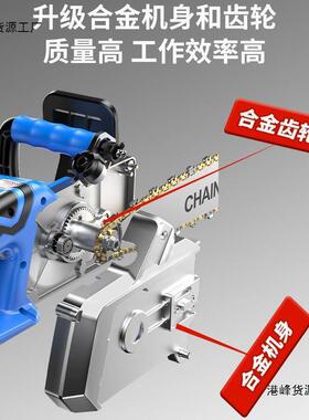 口76916寸交0直流两用插电二合一8V-进64V-72V大功率电链锯接电直