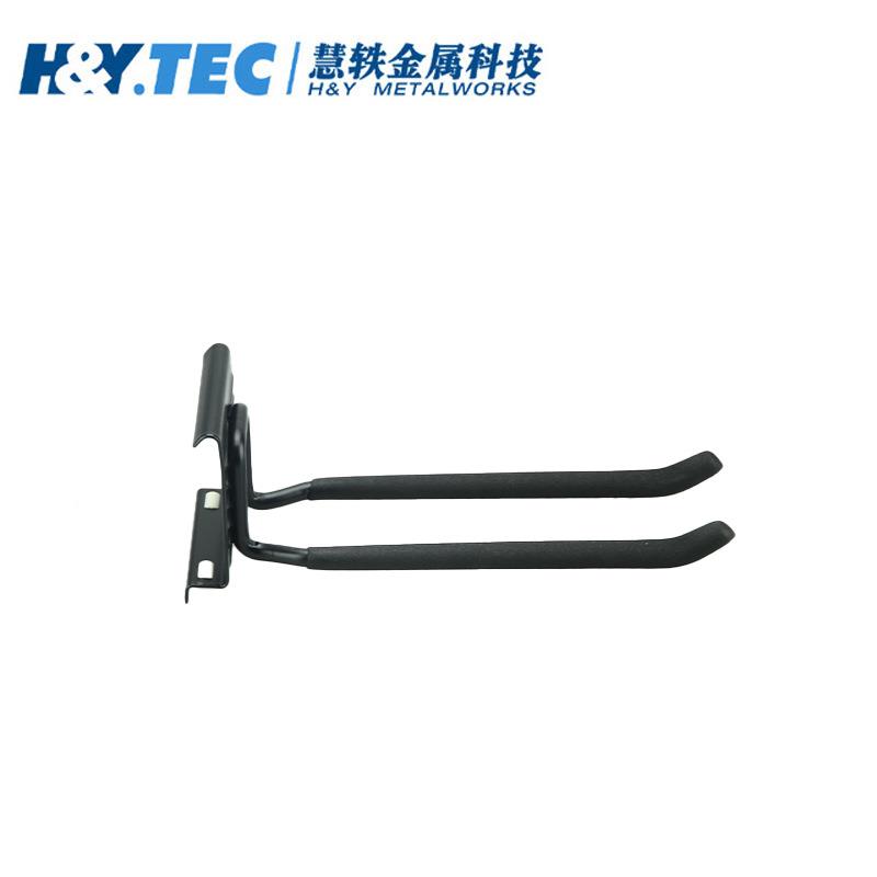 车库2挂钩025款槽板铁金属挂钩折叠椅ATE挂钩8"直钩双墙上置物直