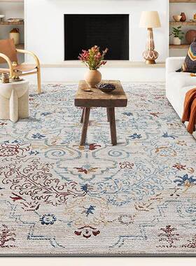波斯地毯客厅现代卧美室式轻奢欧式耐复古hx-fyr-0脏垫茶几地毯