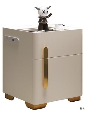 家现用险智能床头柜保柜一体约代多功简能卧室无线充电保险箱NMW