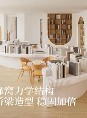 美展示台KPF产陈列柜青商场品超置市物展架展会艺术创意摆台展示