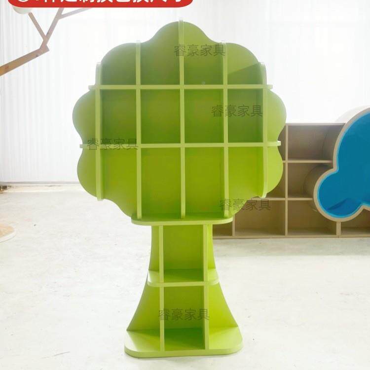 儿童落地书架卡通幼儿园书角读展示恐架龙玩置具收纳物架恐龙ZRN