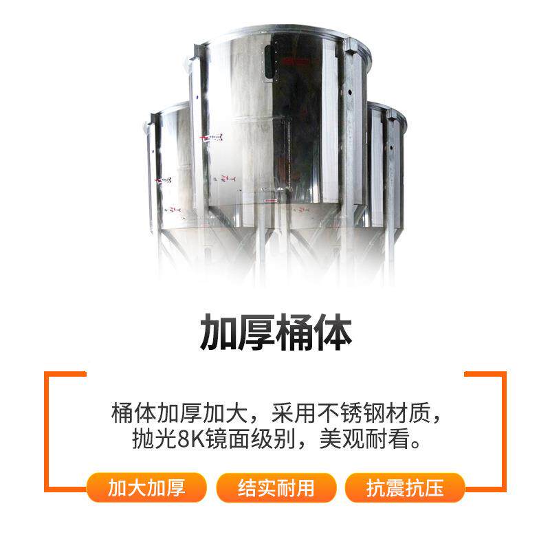 立搅拌机OFY锈钢不塑料拌料机大型塑动胶混合螺旋上料混拌机自式