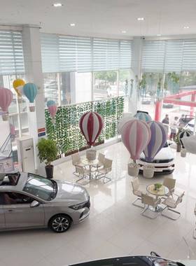 游乐园装饰开陈业热美道具塑料气超球吊饰商店铺展厅布置创AEZ意