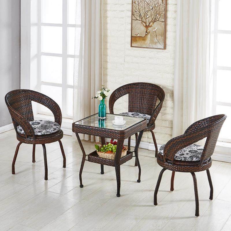 藤椅三件休闲阳--台桌椅藤编转椅方茶几靠五背椅室创卧意休闲套家,商业/办公家具,商用藤编家具,淘宝优惠券,粉丝福利购,淘宝优惠卷