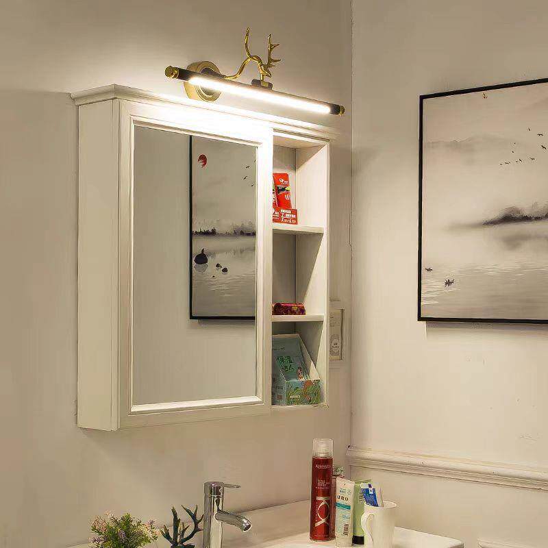 镜前灯led手全铜前灯美1653式浴室灯欧式梳镜妆台灯妆镜柜化灯洗