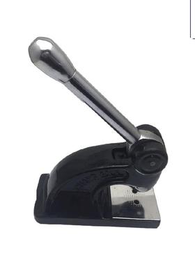 印架钢印机印章手动钢架蓝色印铸铁钢钢架子压钢印章印材料