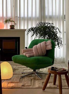 中古发人沙发休闲阳台客厅旋转单沙椅OYV子小设计师创意网红懒人