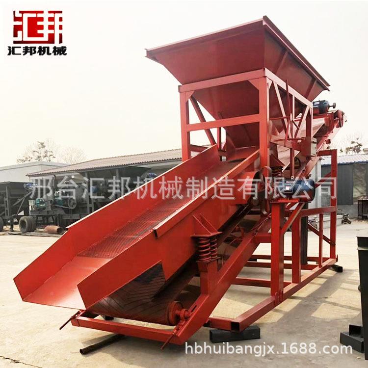 重型QOM80型筛沙20汇3050滚筒动折叠式筛沙机筛选机机震沙石分离