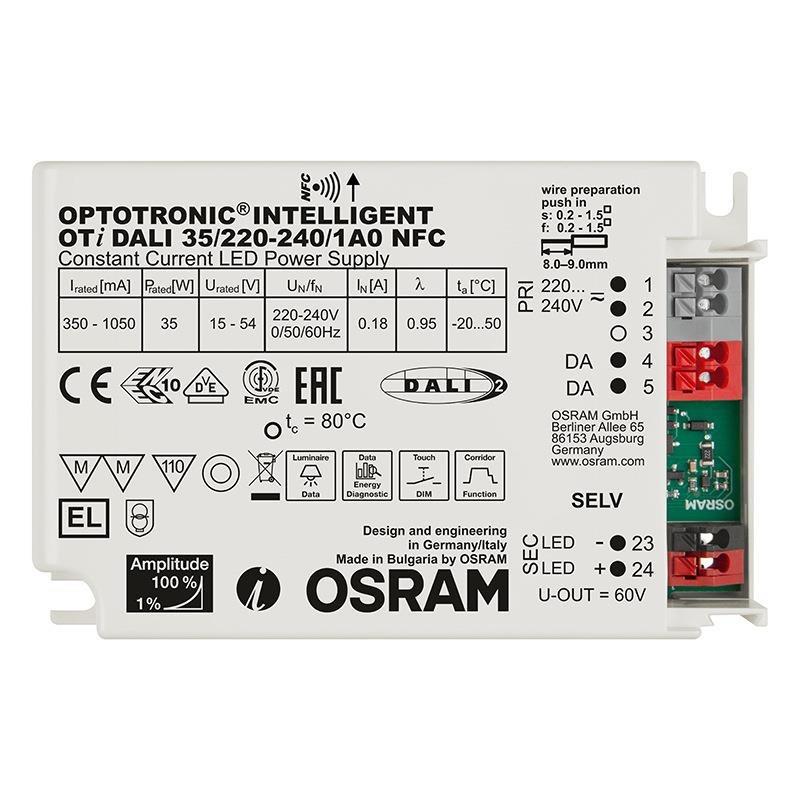 os射ram欧司朗DZYF电ALI调光驱动电源10W15W25W3灯5W50W筒面板led