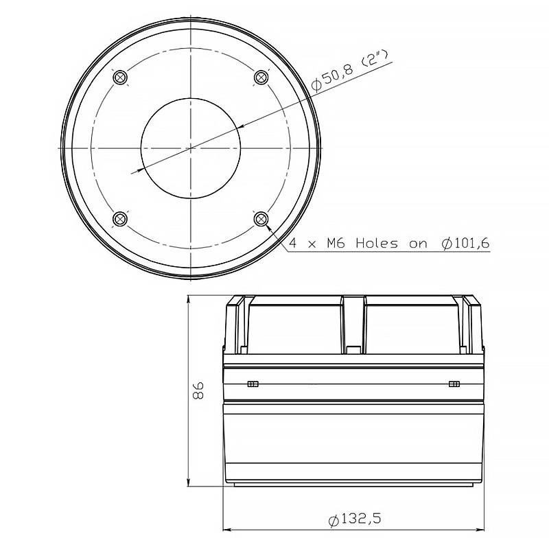 音之RO-DEP4599高品质30WJW00N48SH钕磁双9初瓦0芯音圈4欧警报器