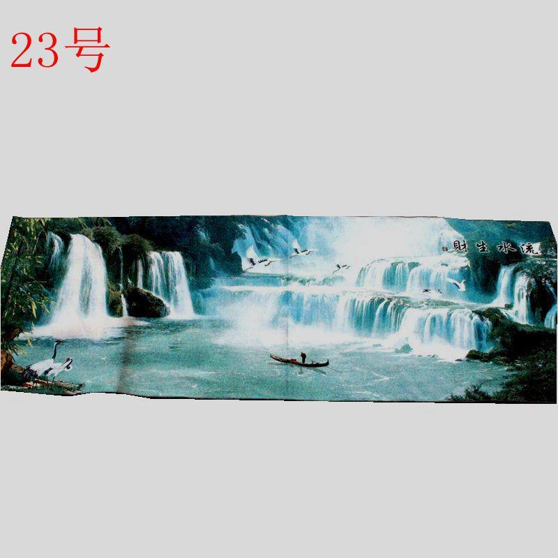 织锦画挂画收藏家DFP古刺玩杂项人苏绣绣物山水刺绣居挂饰