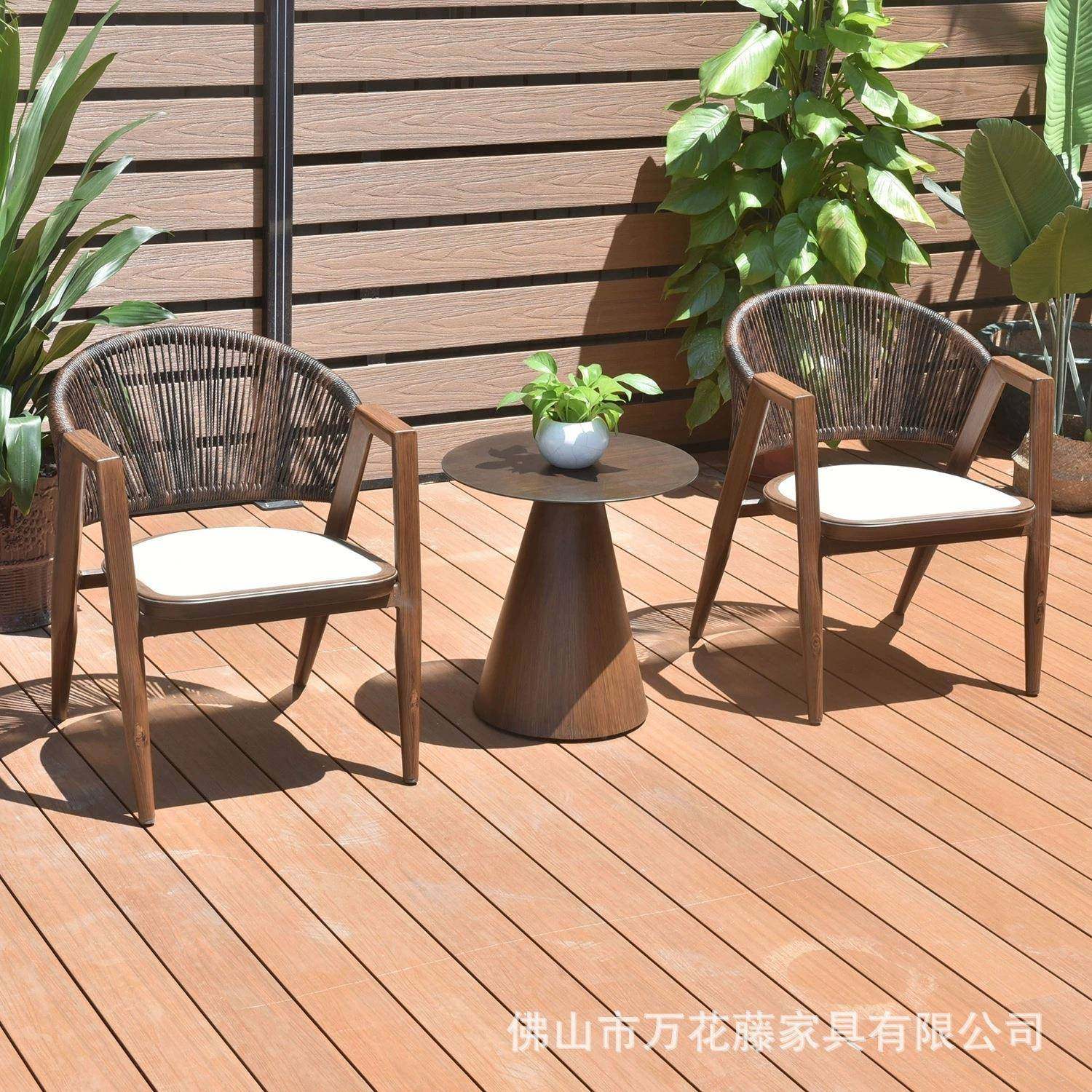 户外藤椅阳台别墅庭院户家具酒外店民宿椅藤花园防锈编桌莫奈桌椅,商业/办公家具,商用藤编家具,淘宝优惠券,粉丝福利购,淘宝优惠卷