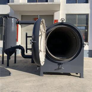 竹木荔木生炉物化质料原木废废木炭化环保无烟炭机23011020小型炭