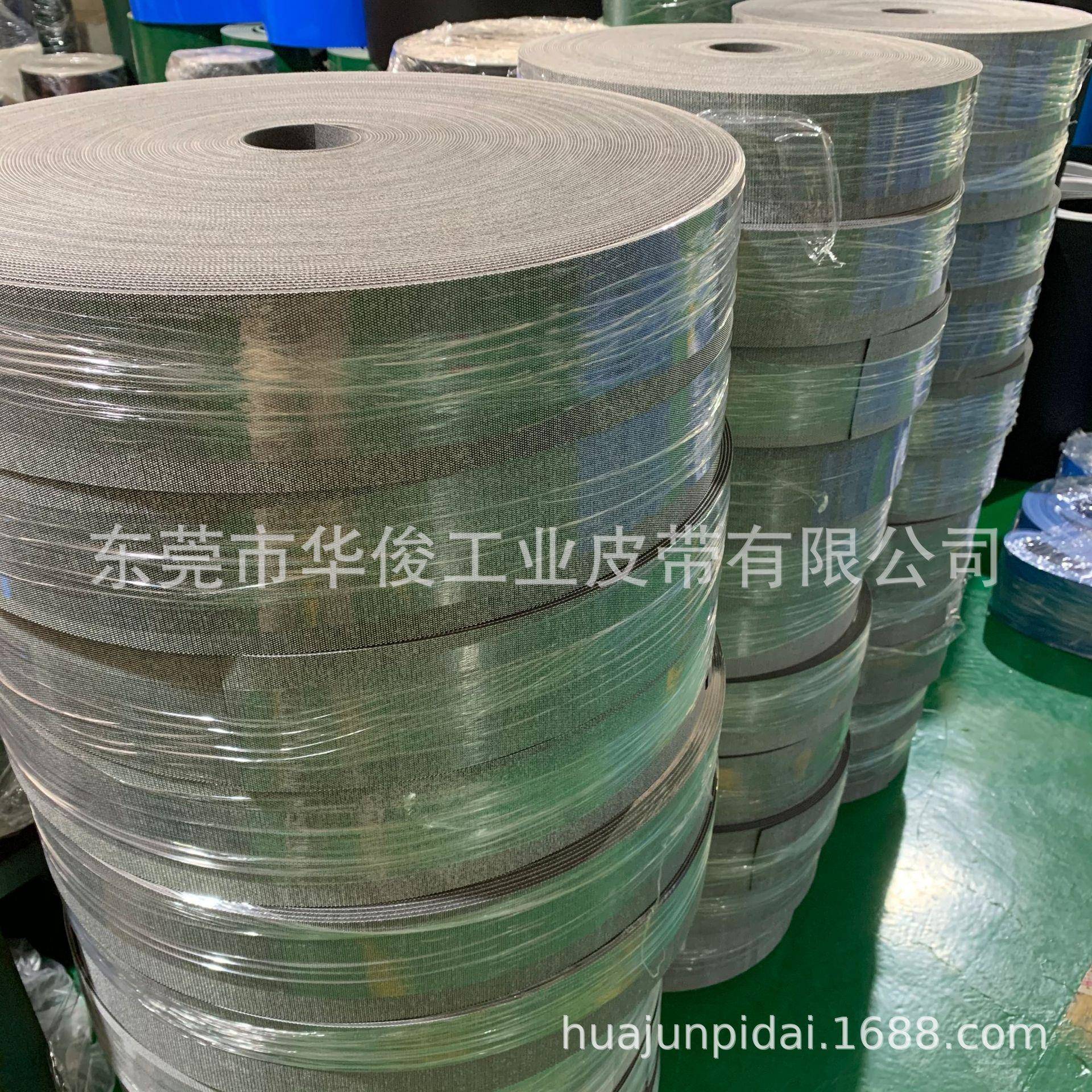 展MDP布机打吸风输送带单毡面植绒孔毛带