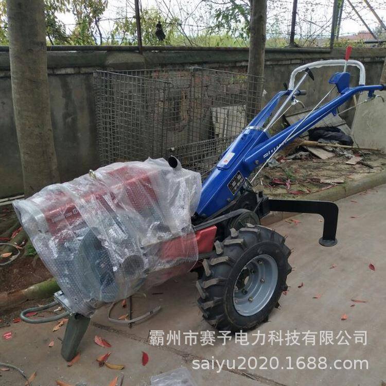 1-A输电线两用拖拉机绞磨柴油手扶2拖拉机路拉KOM线机手扶轮收线