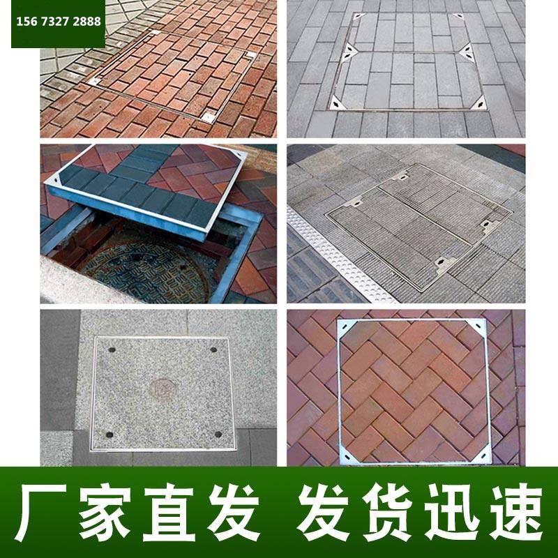 不加锈钢井盖YPI圆形方形窨板铸铁雨水阴井盖云南昆明水下方型强