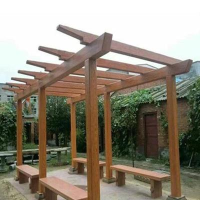 水泥花廊仿OQE木架葡萄架架