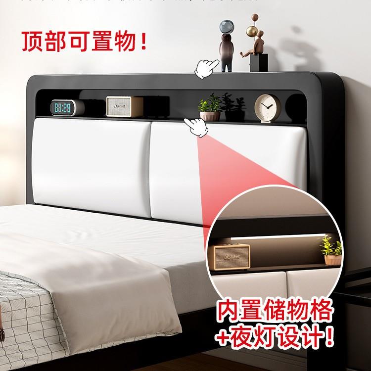 铁租艺床双人床家用米OBW8铁加粗加厚铁床不锈钢单人床架架1床出