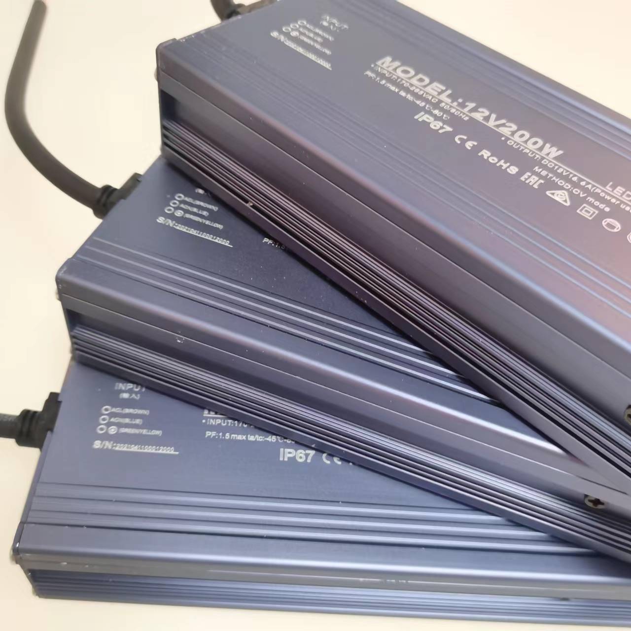 LED防v雨电源驱动1220w室外灯带MAS电源恒压电源LE0D防雨水防电源