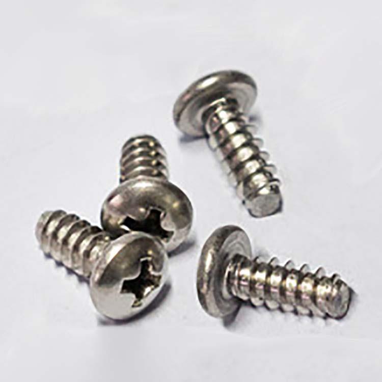 SXPGB486304不锈钢自头攻螺丝PB十字圆头盘ST平尾自攻丝