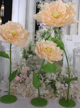 婚庆款路引花成品FDV纸花丹凤件套户新三外婚礼布置舞装台橱窗饰