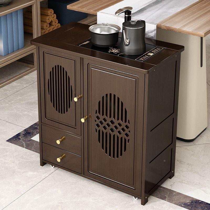 轻奢小茶桌TQC型用家客厅饮水桶台阳长条烧水一体移动泡茶边几