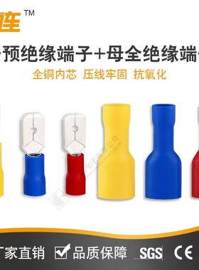 FDD绝1.256冷压母预缘端ARX子.3插F簧线耳接线端子250全绝缘线鼻