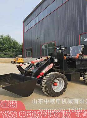 厂家出口用载荷500KG电小铲动车养农殖09133LH农业秸秆捆草叉子铲