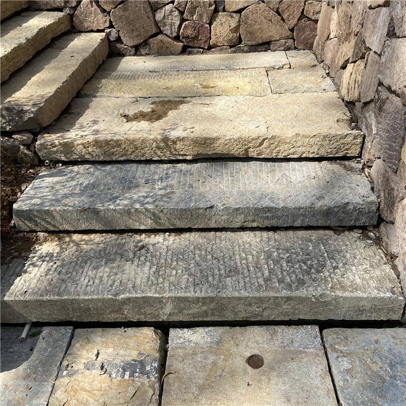 自面青石板铺路石3111601广场然户外花岗石岩踏步仿古做旧石老板