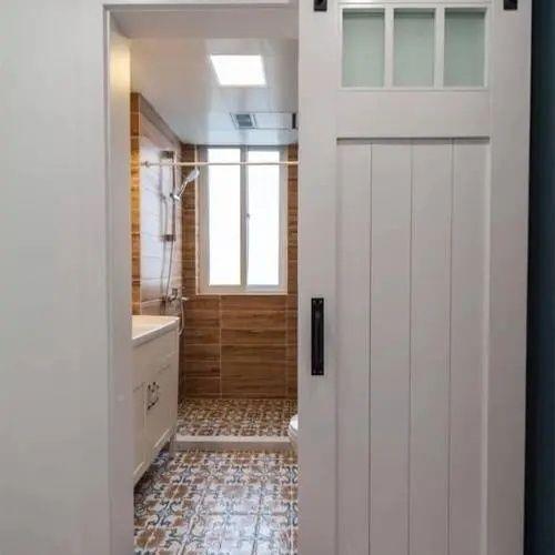 谷滑门厨房推拉门卫生间仓移门轮内吊轨木QWD门室门免漆门烤漆其